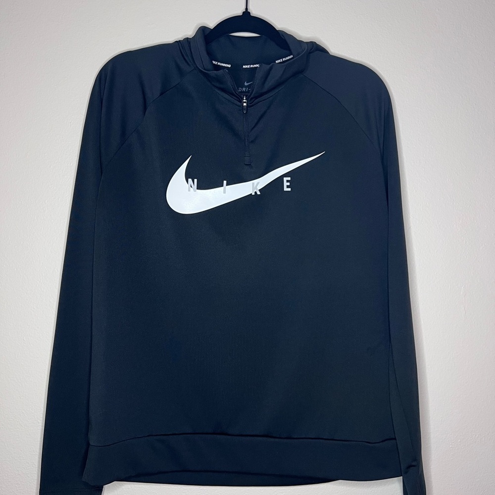 Nike Black Quarter-Zip Sweatshirt